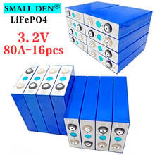 NEW EVE 16PCS 3.2V 80Ah Lifepo4 battery 3C High power diy 12V 24V Solar storage EV RV golf cart Can make Boat batteries Tax Free 2024 - buy cheap