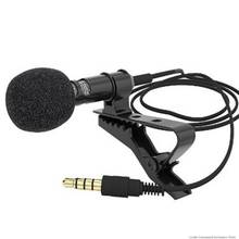 Microphone Condenser Clip-on Lapel Lavalier Mic Wire For Phone Highly Sensitive Hand-free Microphone 2024 - buy cheap