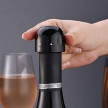 Silicone Sealed Champagne Bottle Stopper Vacuum Red Wine Bottle Cap Stopper Wine Plug Bar Tool Accessory Barware Kitchen Gadget 2024 - купить недорого