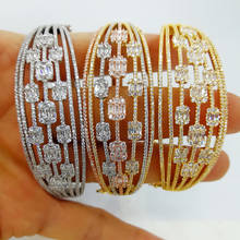 GODKI NEW LUXURY Crossover 7 ROWS  Bracelet Bangle For Women Wedding Party Zircon Crystal Engagement DUBAI Bridal Jewelry Gifts 2024 - buy cheap