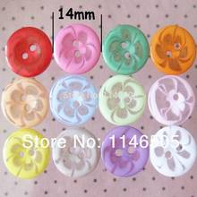 100pcs/lot Charm Round Plastic Resin Buttons For Craft Garment Shirt Buttons scrapbook sewing accessories Mixed Color buttons 2024 - buy cheap