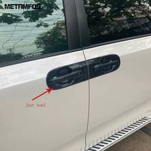 For Toyota Sienna 2019 2020 Carbon Fiber Door Handle Bowl Cover Trim Molding Decoration Frame Exterior Accessories Car Styling 2024 - buy cheap
