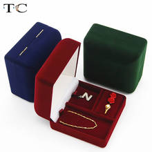 Estilo europeu multifuncional veludo jewlery caixa anel de exibição jóias organizador pingente exibição jewlery caixa armazenamento 2024 - compre barato