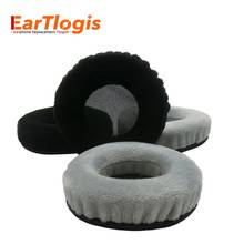 EarTlogis-almohadillas de repuesto de terciopelo para auriculares SteelSeries Flux, piezas para auriculares, cubierta de orejera, cojín, tazas, almohada 2024 - compra barato