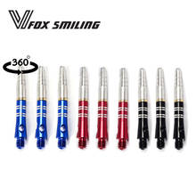 Fox Smiling 3pcs 2BA Darts Shafts For Professional Aluminum Darts Shafts Dart Accessories Blue Black Red 2024 - buy cheap