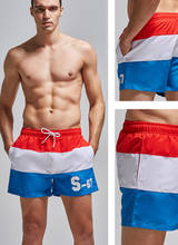 Pantalones cortos de playa para hombre, bañadores de verano con estampado, transpirables, de secado rápido, talla grande xl 2024 - compra barato