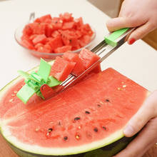 Stainless Steel Watermelon Slicer Cutter Knife Fruit Melon Kitchen Gadgets And Accessories Windmill Cut Watermelon Artifact 1Pcs 2024 - buy cheap