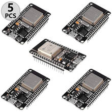 5 peças placa de desenvolvimento esp32 para arduino ide, processador com microcontrolador integrado chip cp2102 2024 - compre barato