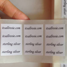 Pegatinas autoadhesivas personalizadas, caja de etiquetas de precio para el sitio web, sellos de papel de Etiquetas de embalaje, 25x10mm, 1000 Uds. 2024 - compra barato