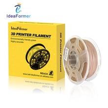 Ideaformer Wood 1kg 1.75mm Filament 2.2 lbs.Transparent Spool Based On Pla Contain Wood Powder Printing Material For 3D Printer 2024 - buy cheap
