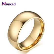 Anillo de acero de tungsteno para hombre, joyería de oro de tungsteno, simple, moda coreana 2024 - compra barato