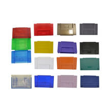 Carcasa de plástico de repuesto para cartucho de juego de consola S, carcasa de tarjeta de juego de 16 bits con tornillos, versión estadounidense 2024 - compra barato