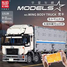 RC Electric Series The Arakawa Moc Tow Wing body Container truck Tatra Building Blocks Bricks compatible 1389 Toys 23008 2024 - buy cheap