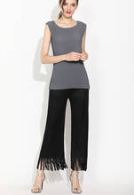 HOT SELLING Miyake fashion fold sleeveless new sexy O-NECK Three-dimensional pleat  T-shirtIN STOCK 2024 - buy cheap