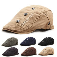 Cotton Middle-aged Men's Duck Tongue Hat Breathable Sun Hat Sunscreen Sun Hat Man Beret Flat Cap Male Hat 2024 - buy cheap