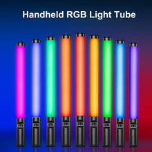 Tubo de luz manual rgb para fotografia, 10 efeitos de iluminação para vlog, retrato com luz de led 3000k-6500k 2024 - compre barato
