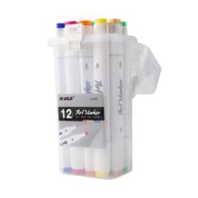 Art Markers 12 Colors Sketch Art Marker Pen Double Tips Alcoholic Pens For Artist Manga Markers Art Supplies School 12 Pcs/set 2024 - buy cheap