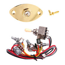 Electric Bass Output Jack 3 Way Toggle Switch Guitar Circuit Wiring Harness 2024 - buy cheap
