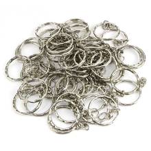 50pcs Metal DIY Jewelry making Split Keychain Ring Parts Key Chains With 25mm Open Jump Ring 2024 - buy cheap