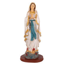 Estatueta de resina para decoração de mesa, escultura + estátua da virgem maria da moeda do berço bastante, estatueta de mesa 2024 - compre barato