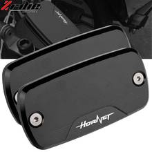 for Honda Hornet 900 Hornet 600 CB600F Motorcycle CNC Aluminum Front Brake Reservoir Fluid Tank Cover Oil Cup Cap Protector 2024 - buy cheap