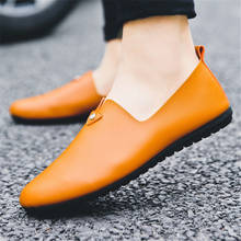 Men Casual Shoes Fashion Men Shoes Pu Genuine Leather Men Loafers Moccasins Slip on Men's Flats Male Driving Shoes 2021 New 2024 - buy cheap