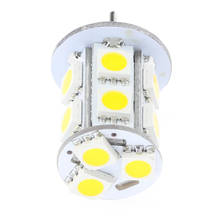 Приглушаемые светодиодные лампы G6.35, светодиодные лампы 13led 5050 SMD с широким напряжением, DC10-30V 2,5 W, белый, теплый белый, 20 шт./лот 2024 - купить недорого