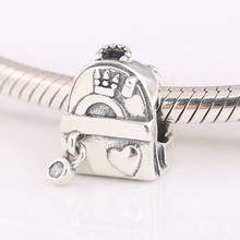 Autêntico s925 joias diy bolsa de aventura amuletos cabem em bracelete de mulher pulseira bracelete 2024 - compre barato