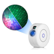 Projetor de luz noturna inteligente, projetor de luz com projeção de céu estrelado, galaxy, funciona com alexa, google home, tuya, crianças 2024 - compre barato