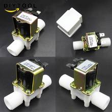 1/2" N/C Magnetic Electric Solenoid Valve Water Air Inlet Flow Switch 12/24/220V 2024 - buy cheap
