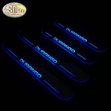 Etiqueta do carro acrílico em movimento led pedal bem vindo do carro placa de chinelo pedal luz caminho do peitoril da porta para dodge durango 2012 - 2020 2024 - compre barato