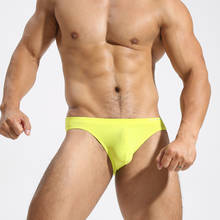 Men's Sexy Breathable Brief Men Briefs Underwear Solid Nylon Comfortable Shorts Underpants Cueca Man Underpants Male Panties 2024 - buy cheap