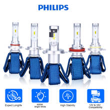 Philips-kit de lâmpadas led para farol de neblina, h7, h4, 9005, 9006, 9012, hir2, hb3, hb4, 6000k 2024 - compre barato