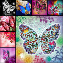Diamond Embroidery Butterfly 5D Diamond Painting Animals Cross Stitch Rhinestone Drill Mosaic 2024 - buy cheap