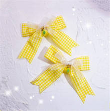 Horquilla de limón amarillo dulce Lolita lazo pinza para el cabello niña Mujer Accesorios para el cabello B1481 2024 - compra barato
