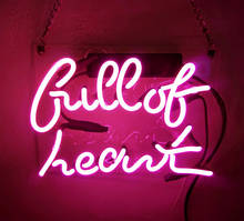 Neon Light Sign Custom Name Beer Bar Home Decor Open Store Lamp Display gull to heart 10''X8'' 2024 - buy cheap