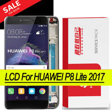 Original 5.2'' Display with Frame for Huawei P8 Lite 2017 LCD Touch Screen Digitizer P9 Lite 2017 PRA-LA1 PRA-LX1 Repair Parts 2024 - buy cheap