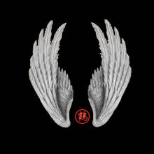 Виниловые термотрансферные нашивки Angel's wings, оптовая продажа, нашивки для одежды, термо-Стикеры для одежды на одежду 2024 - купить недорого