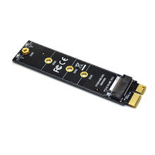 Novo Adaptador SSD NVME M.2 NVMe para Placa Riser PCI-E 3.0X1 Full Speed M Chave Conector M.2 Dissipador de Calor suporte 2230 2242 2260 2280 SSD 2024 - compre barato