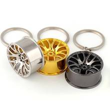 Wheel RIM Alloy key chain High Quality metal Keychain Car Key Chain Key Ring wheel hub Key ring 2024 - buy cheap