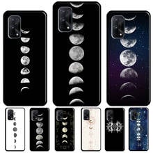 Moonlight fases de lua para oneplus 8t nord 8 9 pro, capa de celular oppo realme 8 pro q3 6 7 pro gt neo c3 c11 c15 2024 - compre barato