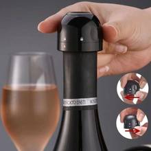 Leak-proof Silicone Sealing Bottle Cap Wine Beer Bottle Cork Champagne Sparkling Stopper Kitchen Accessories Bar Tools Barware 2024 - buy cheap
