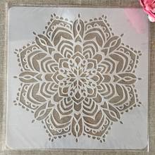 Plantillas de capas DIY para álbum de recortes, plantilla decorativa de 30x30cm, Mandala, geométrico, octagonal, flor, para colorear y grabar en relieve 2024 - compra barato