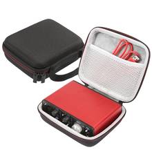 LTGEM EVA Hard Travel Case For Focusrite Scarlett Solo 2i2 (2nd Gen) USB -Audio Interface 2024 - buy cheap