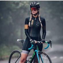 Женский велосипедный комбинезон с длинным рукавом, летний костюм 2024 - купить недорого