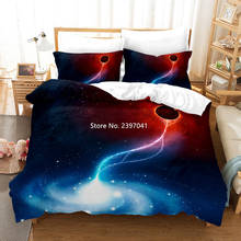 Via láctea estrela impressão colchas fronhas bonitas roupas de cama infantis colorido universo 2-3 quarto decorativo casa gira 2024 - compre barato