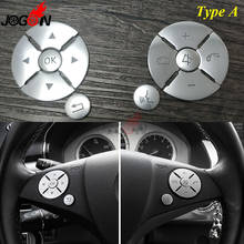 For Mercedes Benz C E S GLK R ML GL CLS Class W204 W212 W221 X204 W164 Car Interior Steering Wheel Button Trim Cover Sticker 2024 - buy cheap