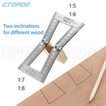 Medidor de marcação em madeira, 90*46*32mm, padrão de linha para inscrição em madeira 2024 - compre barato