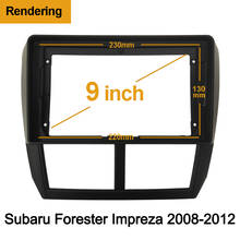 Marco de DVD para coche, adaptador de montaje de Audio, tablero embellecedor, Panel de 9 pulgadas, 2008-2012 para SUBARU Forester, reproductor de Radio Doble 2024 - compra barato