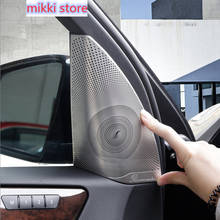 Cubierta de altavoz de Audio para puerta de coche, embellecedor mate para Mercedes Benz ML GL Class GLS GLE X204 X166 W166, 2 uds. 2024 - compra barato